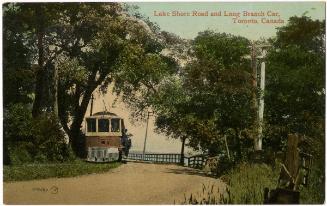 Lake Shore Road and Long Branch Car, Toronto, Canada,