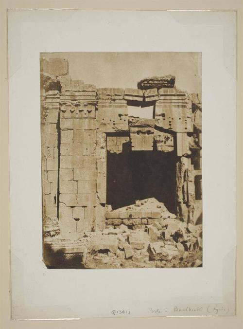 Porte à Baalbeck, Syrie
