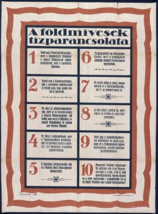 The Ten Commandments of the Farmers