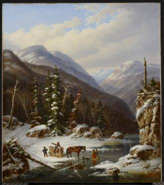 In the Jardin de Caribou, 50 Miles below Quebec