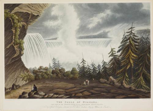 The Falls of Niagara - This View of the Horse-Shoe-Fall, from below Goat Island (American Side)