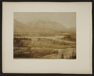 Canmore and Bow River Valley from Cochrane Coal Mines, CPR