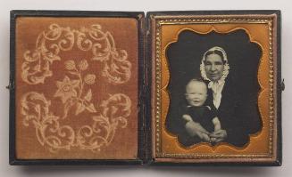 Portrait, Elderly Woman with Child