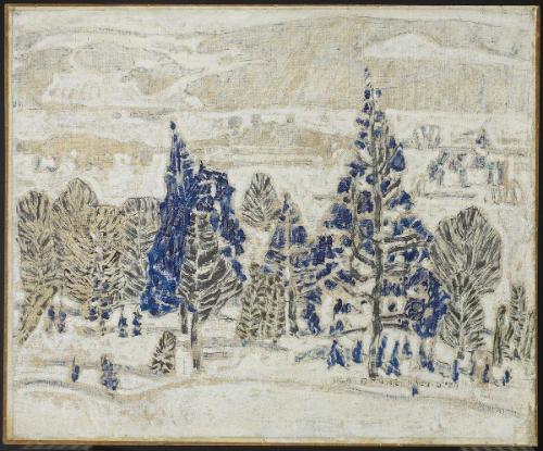 Snowfall, from the Painting House