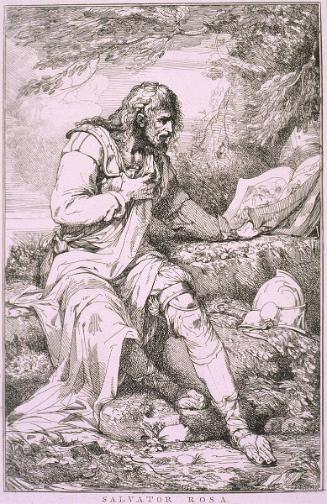 Salvator Rosa from Album of ten etchings dedicated to Joshua Reynolds