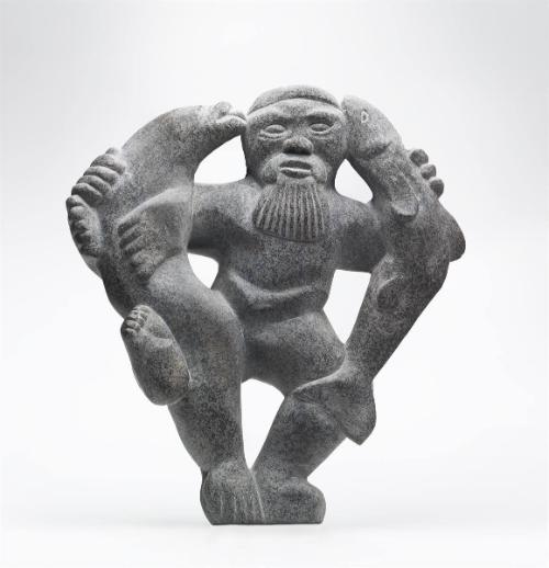 Man with Fish and Seal