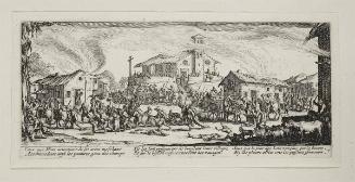 Pillage et Icendie d'un Village  from "Les Grandes Misères de la Guerre"