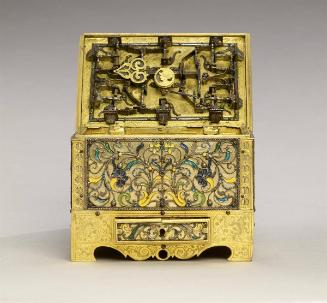 Casket: Adam and Eve, Noah's Ark, Moses and the Ten Commandments, and Justice