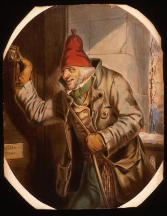 Chromolithograph Reproduction of Pour l'amour du Bon Dieu?