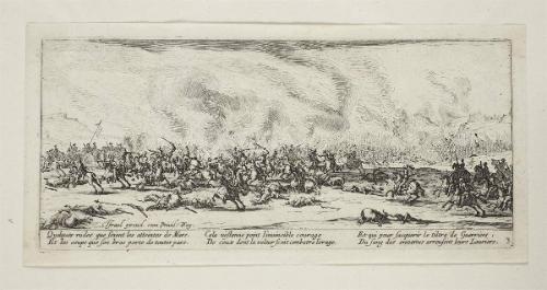 La Bataille   from "Les Grandes Misères de la Guerre"