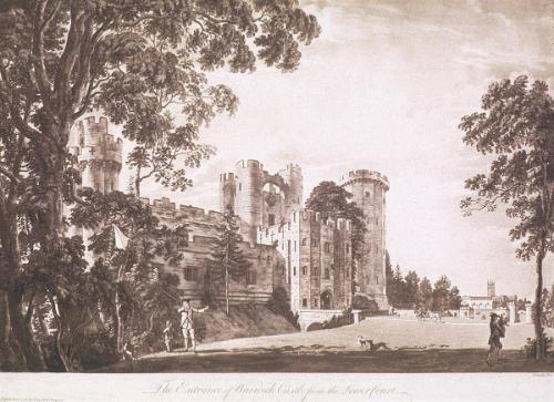 The Entrance of Warwick Castle from the Lower Court