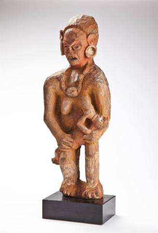 Mother and Child, part of a door frame