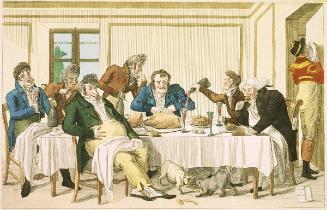 Réunion Gastronomique ou Les Gourmands à Table