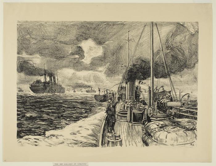 Transports and Convoys (H.M.C.S. Grilse on Convoy Duty)