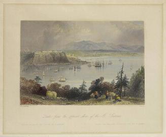 Quebec from the opposite shore of the St. Laurence [sic]
