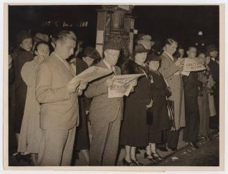 Paris Reads Hitler's Speech.
