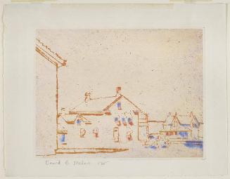 Yard of the Queen's Hotel (Third Version), January - March 1937