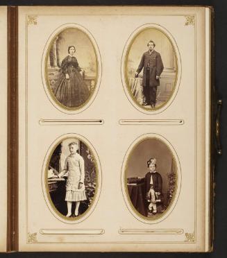 Page15 of the Peterkin Family (Theresa Bywater Peterkin) Album, contains 4 photographs