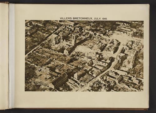 Villers Bretonneux, July 1918  from Third Battle of the Somme