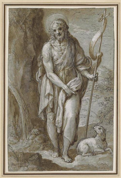 St. John the Baptist in a Landscape