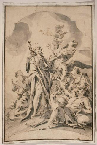 St. Roch healing the plague-stricken