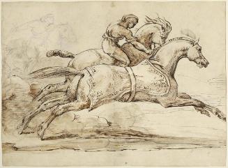 Scene from the Race of the Barberi Horses