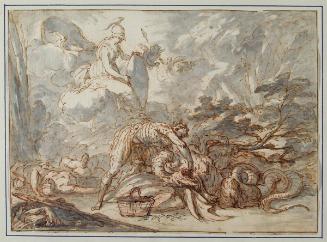 Cadmus Extracting the Teeth, Scene from  Ovid's Metamorphosis