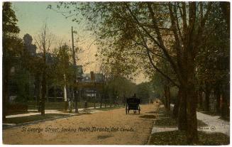 St. George Street, looking North, Toronto, Ont. Canada,