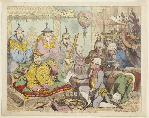 The Reception of the Diplomatique & His Suite, at the Court of Pekin