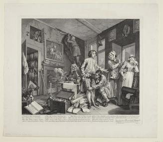 A Rake's Progress, Plate 1