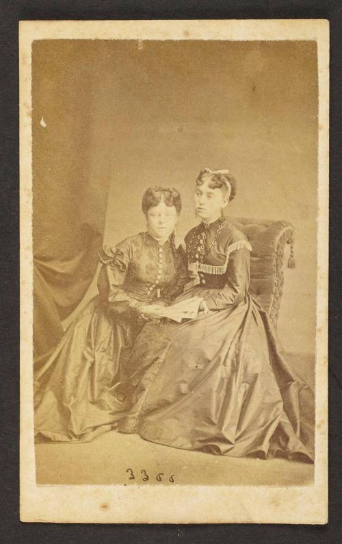 Clara Bywater (1849-1933) and her friend [aunt of Theresa Bywater Peterkin]
