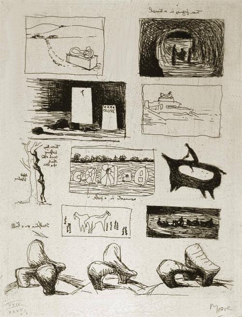 Ideas for Sculpture in Landscape from Henry Moore by Ionel Jianou portfolio
