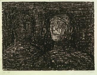 Thin-lipped Armourer II from Auden Poems/Moore Lithographs Portfolio (Edition C)