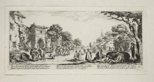Les Mourants sur le Bord des Routes   "Les Grandes Misères de la Guerre"