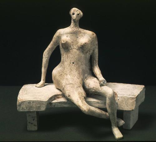 Seated Woman with Crossed Feet