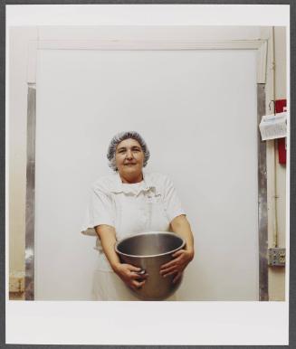 Woman Holding Mixing Bowl