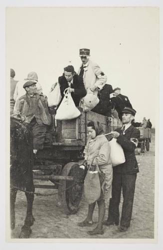 Ghetto police assisting with deportation