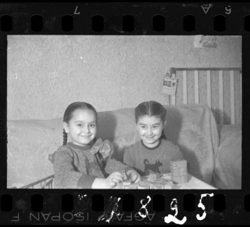 Portrait of two girls