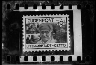 Stamp with Chaim Rumkowski: Litzmannstaett Ghetto, The jewish post department