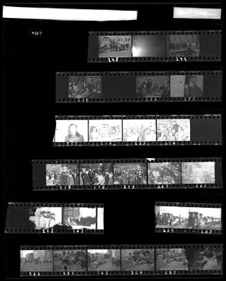 Negative Sheet #9 from Lodz Ghetto Collection