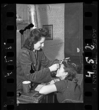 Stefania Schoenberg and her friend, Inka