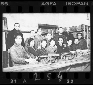 Administrators and employees in the ghetto bakery