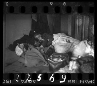 Ghetto resident sleeping