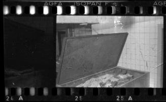 Corpses and body parts in the morgue