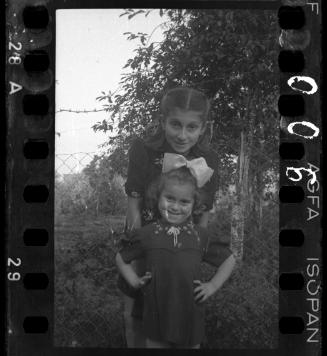 Portrait of two girls