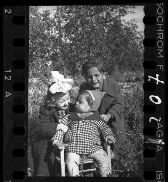 Portrait of a young child, a girl and a boy