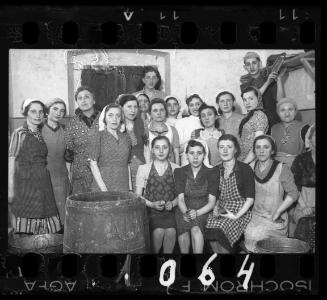 Workers of the hospital kitchen