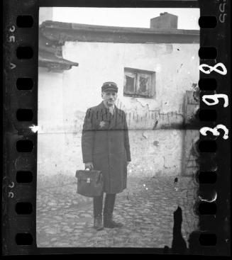 Transport official with a leather briefcase