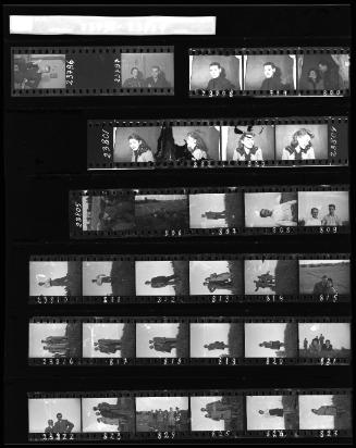 Negative Sheet #63 from Lodz Ghetto Collection