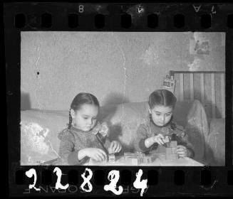 Portrait of two girls